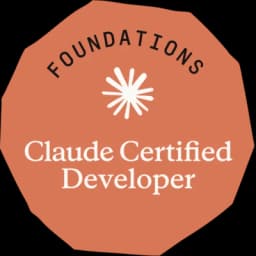 Claude Certified Developer (Foundations)