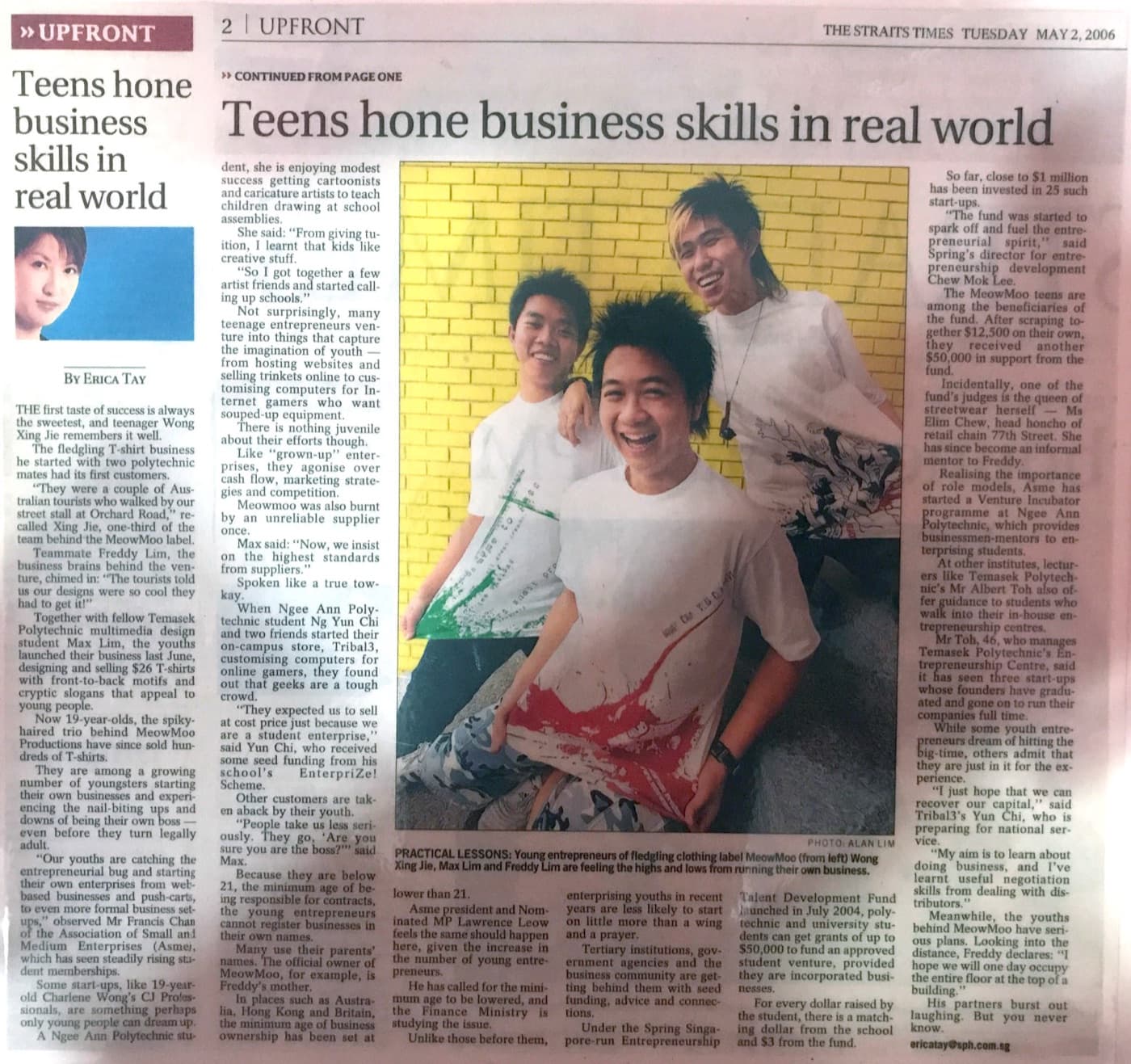 “Teens hone business skills in real world”