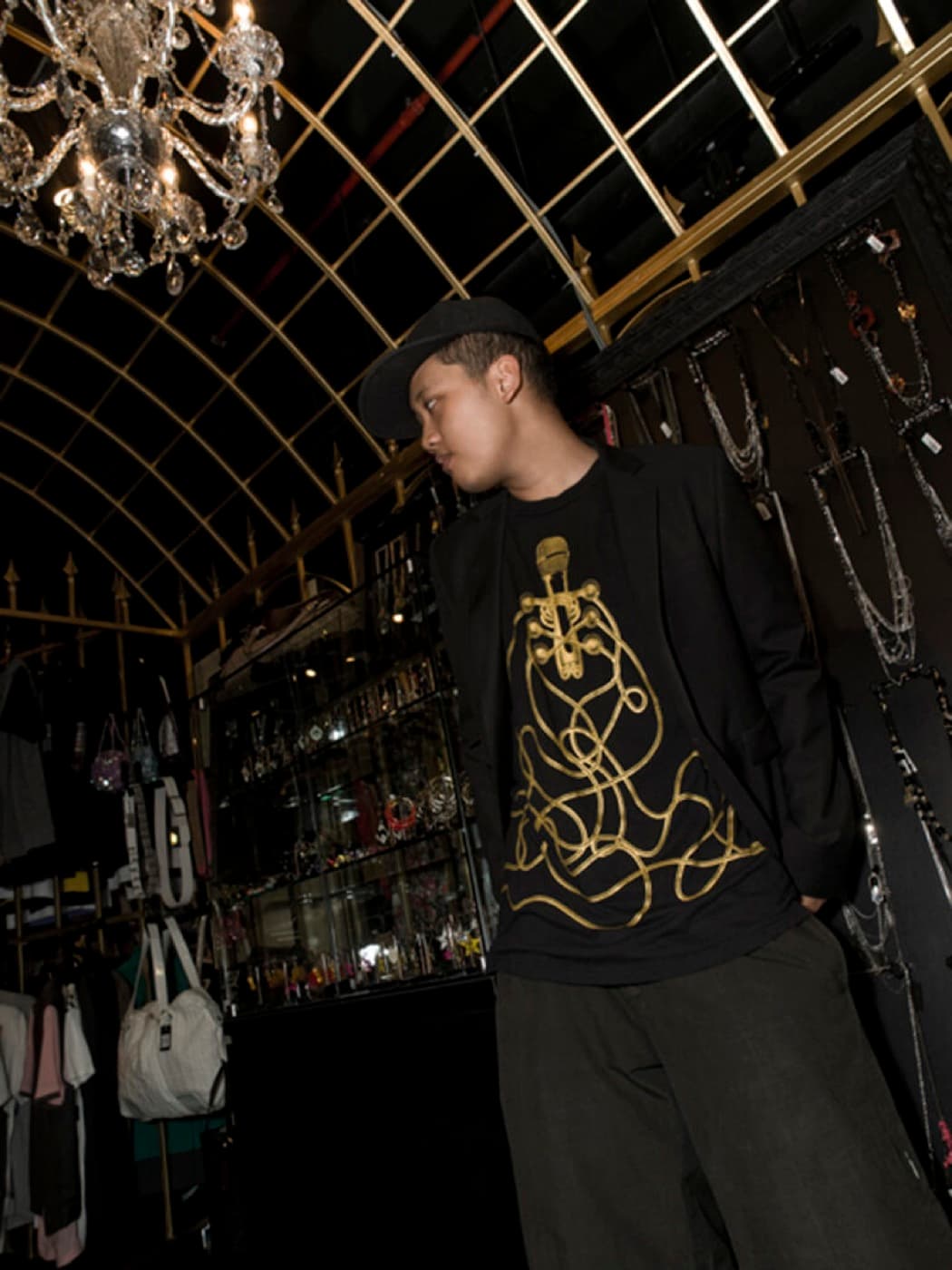 Gold foil tee